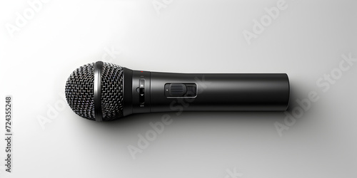 Microphone isolated on white background