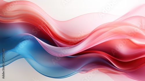 Light Pink, Blue vector abstract blurred template. A vague circumflex abstract illustration with gradient. The elegant pattern can be used as part of a brand book, generative ai,  photo