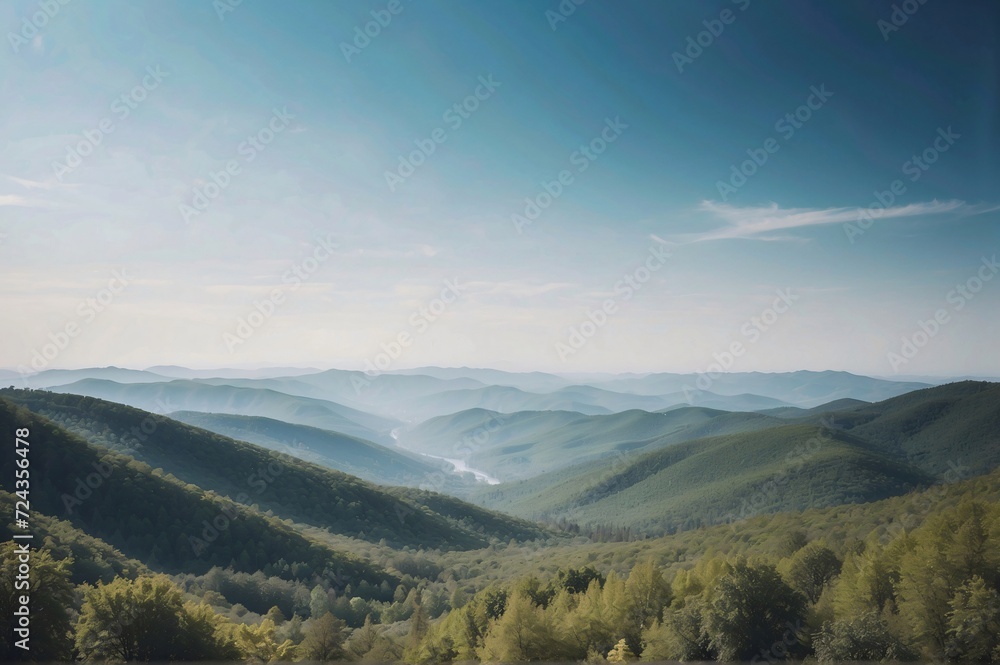 Beautiful view of landscape against clear sky Beautiful view of landscape against clear sky