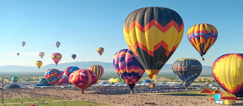 Fototapeta premium annual Colorado Balloon Classic and Colorado's largest Air Show.