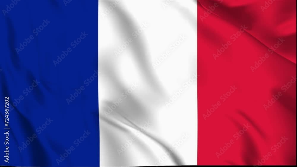France Waving Flag, France Flag, Flag of France Waving Animation, France Flag 4K Footage France Waving Flag, France Flag, Flag of France Waving Animation, France Flag 4K Footage