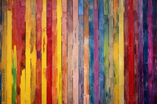 Colorful wood wall texture background, Colorful wood wall background