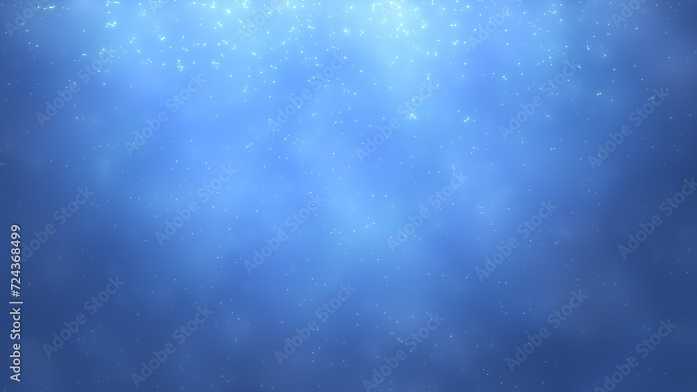 Fototapeta premium Illuminating glittering particles background , Star rain. Abstract background with shining colorful particles. Shimmering Glittering Particles With Bokeh.