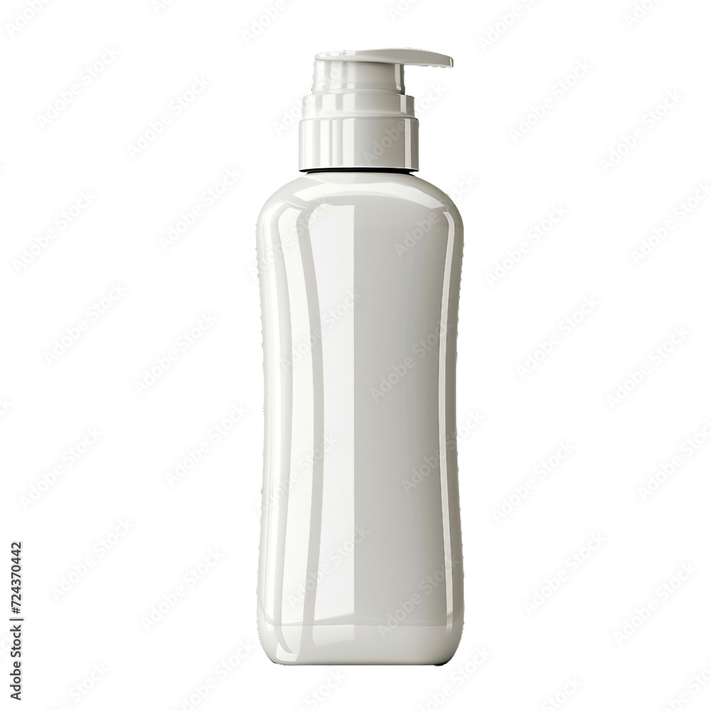 Shampoo bottle, isolated PNG object