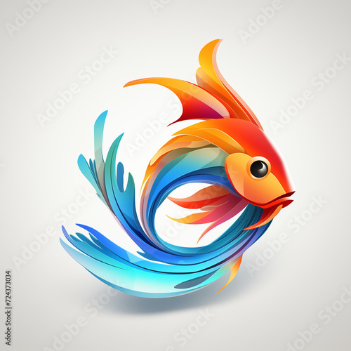 Fluid Fish Emblem © lan
