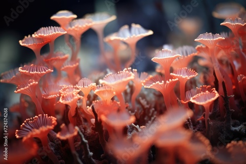 Coral Ballet: Coral formations appearing like dancers.