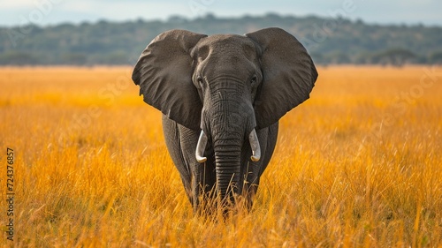 A Masai savanah elephant