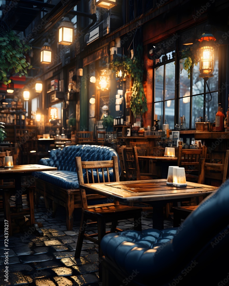 Restaurant Chilling Out Classy Lifestyle Unusual Concept