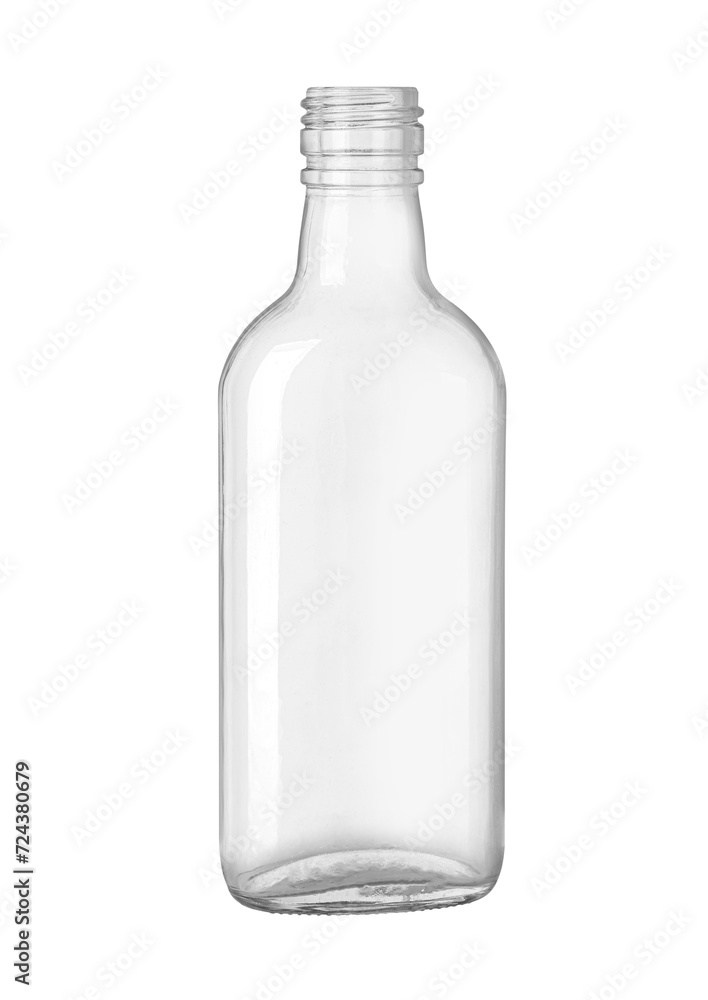 empty glass bottle isolated empty glass bottle isolated
