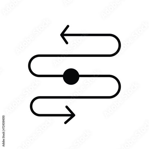 dependencies icon with white background vector stock illustration