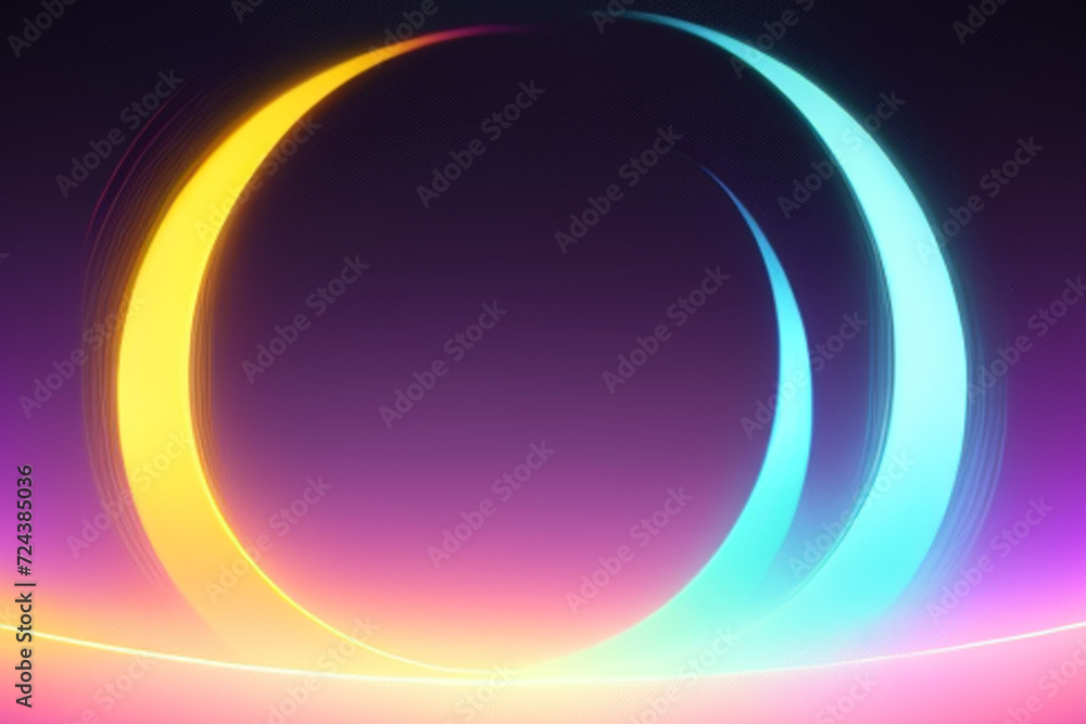 Fantasy Neon Line Gradient Fantasy Neon Line Gradient