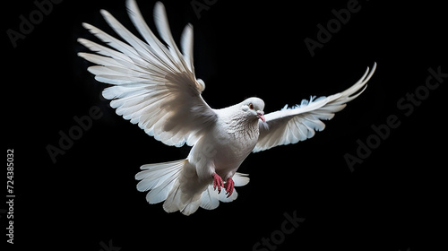 Graceful Dove Silhouette