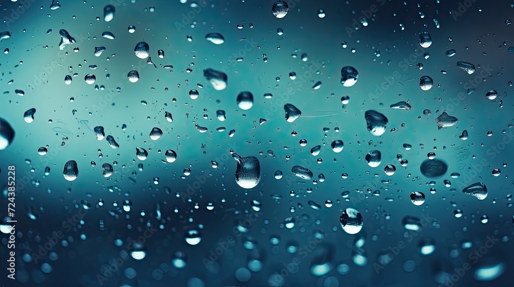 Macro Dew Drop on Window s in Blue, Closeup Rain Wallpaper, Color Water Droplets Backdrop, Wet Texture Background, Liquid Beading on Glass Macro Dew Drop on Window s in Blue, Closeup Rain Wallpaper, Color Water Droplets Backdrop, Wet Texture Background, Liquid Beading on Glass