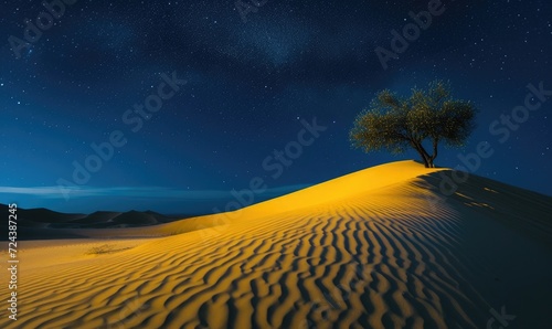 desert atmosphere on a clear night photo