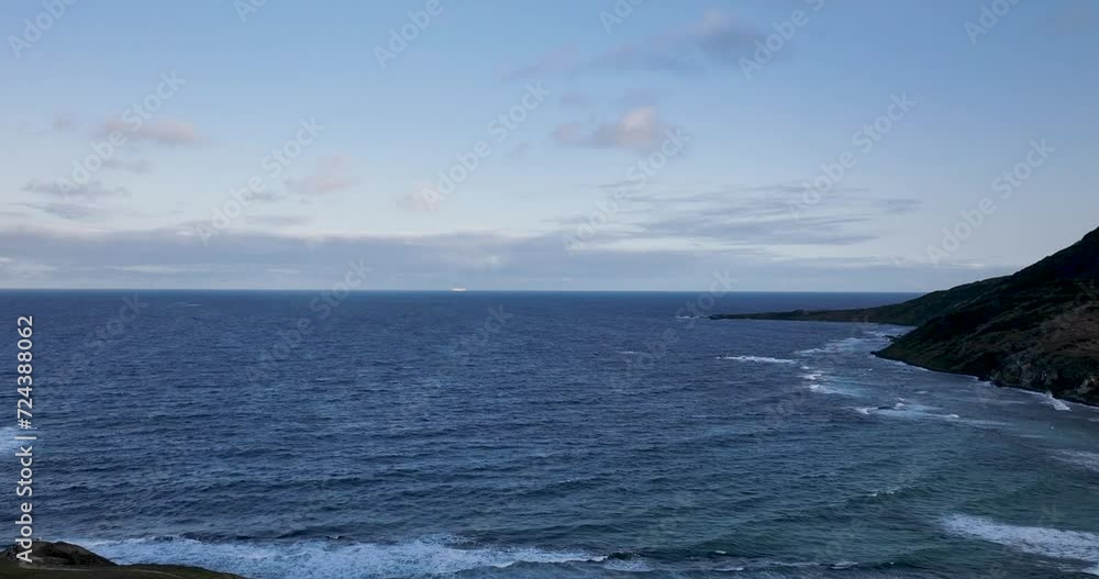 Aerial dolly left shot of coast of Fernando de Noronha, Brazil. Hyperlapse Aerial dolly left shot of coast of Fernando de Noronha, Brazil. Hyperlapse