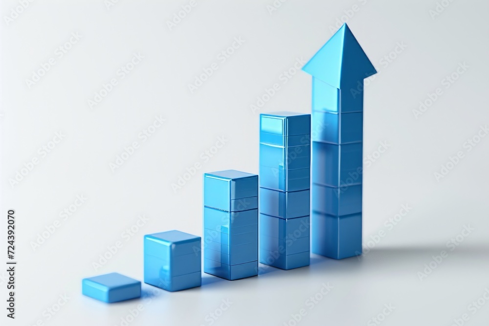 blue graph chart arrow icon sign symbol blue graph chart arrow icon sign symbol