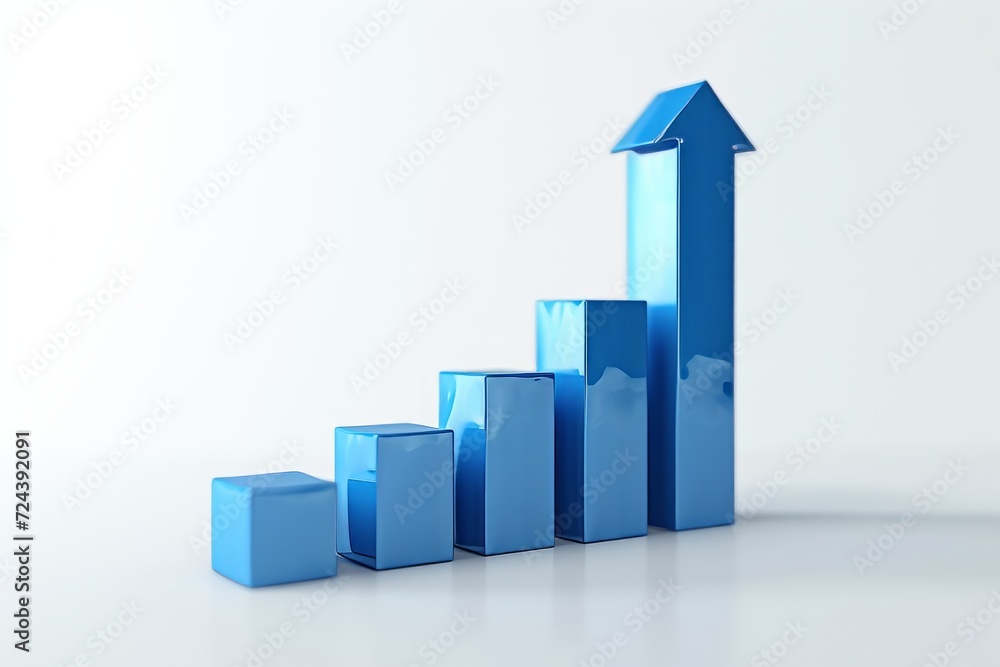 blue graph chart arrow icon sign symbol blue graph chart arrow icon sign symbol