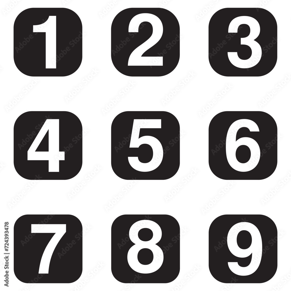 Bullet Point or Circle Number icon symbol sign, vector illustration Bullet Point or Circle Number icon symbol sign, vector illustration