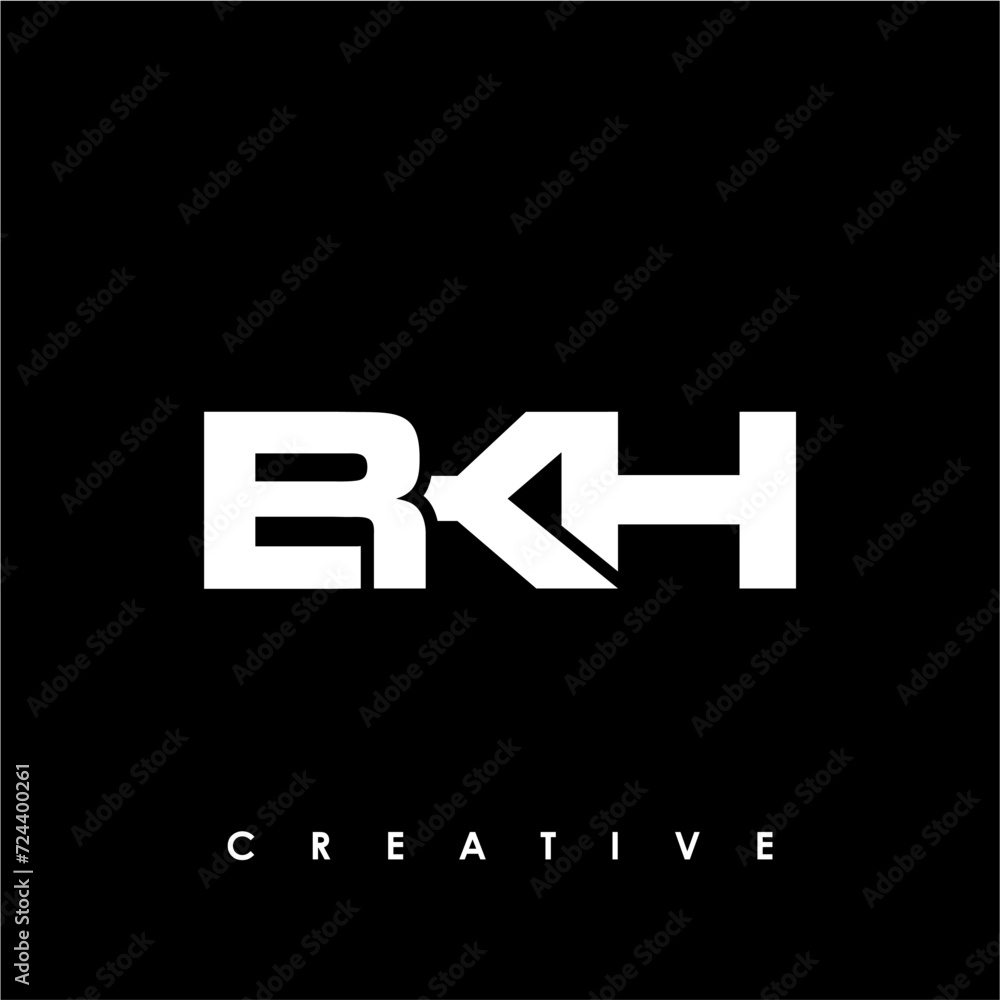 BKH Letter Initial Logo Design Template Vector Illustration BKH Letter Initial Logo Design Template Vector Illustration