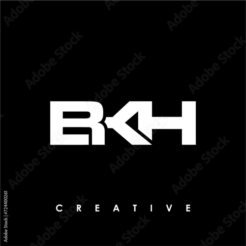 BKH Letter Initial Logo Design Template Vector Illustration