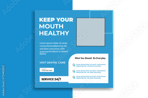 dental social media post , dental banner design