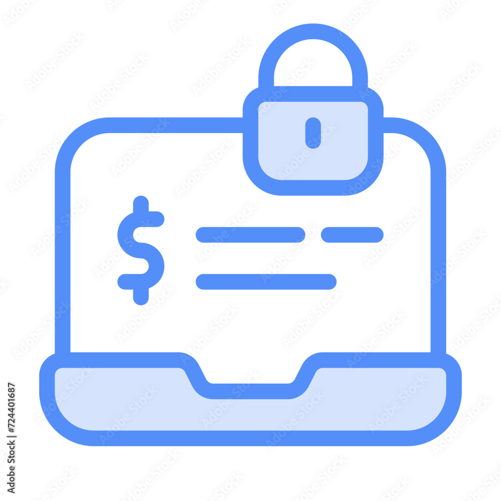 Online Transaction Linear Color Style Online Transaction Linear Color Style