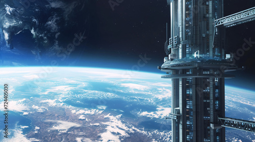 Space elevator photo