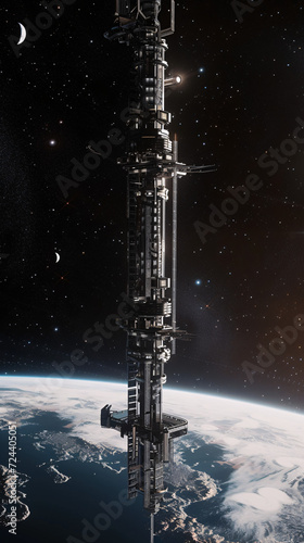 Space elevator photo