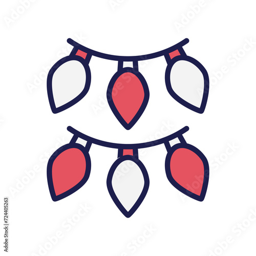 ceiling lights icon with white background vector stock illustration