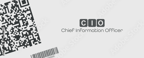 cio text on white background