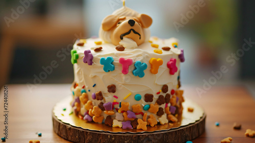 Dog Birthday cake