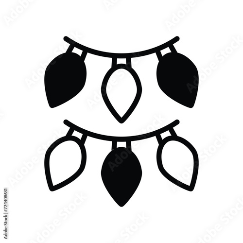 ceiling lights icon with white background vector stock illustration