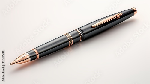 A sophisticated smart pen against a solid white mockup background.