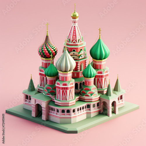 Saint Basil s Cathedral Miniature Display from Russia. The Cathedral of Vasily the Blessed  commonly known as Saint Basil s Cathedral  is an Orthodox church in Red Square of Moscow  and now a museum