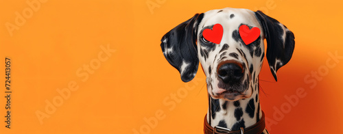 Funny Dalmatian dog