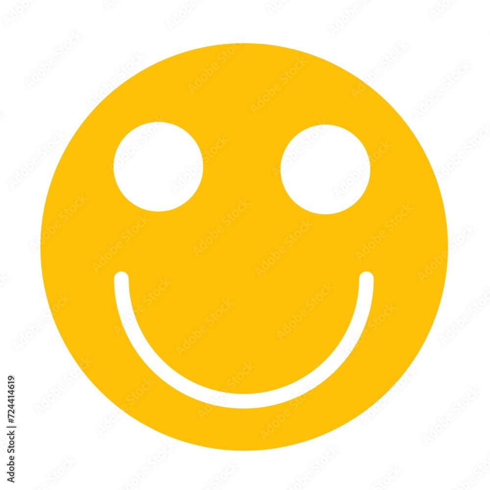 Fototapeta premium smiley face icon, positive smiley face 