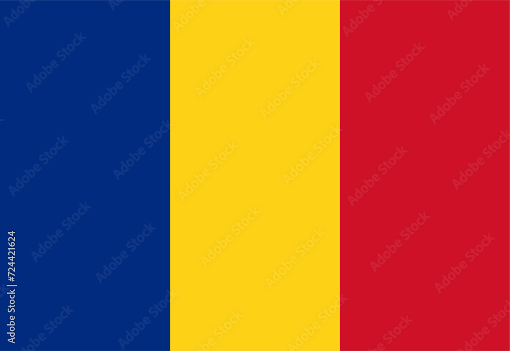 Close-up of blue yellow and red national flag of Eastern European country of Romania. Illustration made January 30th, 2024, Zurich, Switzerland. Close-up of blue yellow and red national flag of Eastern European country of Romania. Illustration made January 30th, 2024, Zurich, Switzerland.