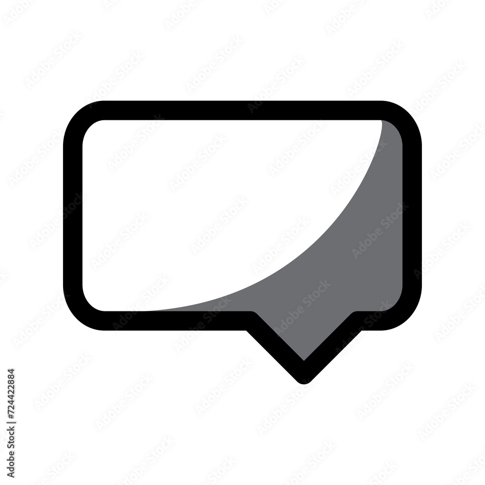 Naklejka premium Bubble Speech icon PNG
