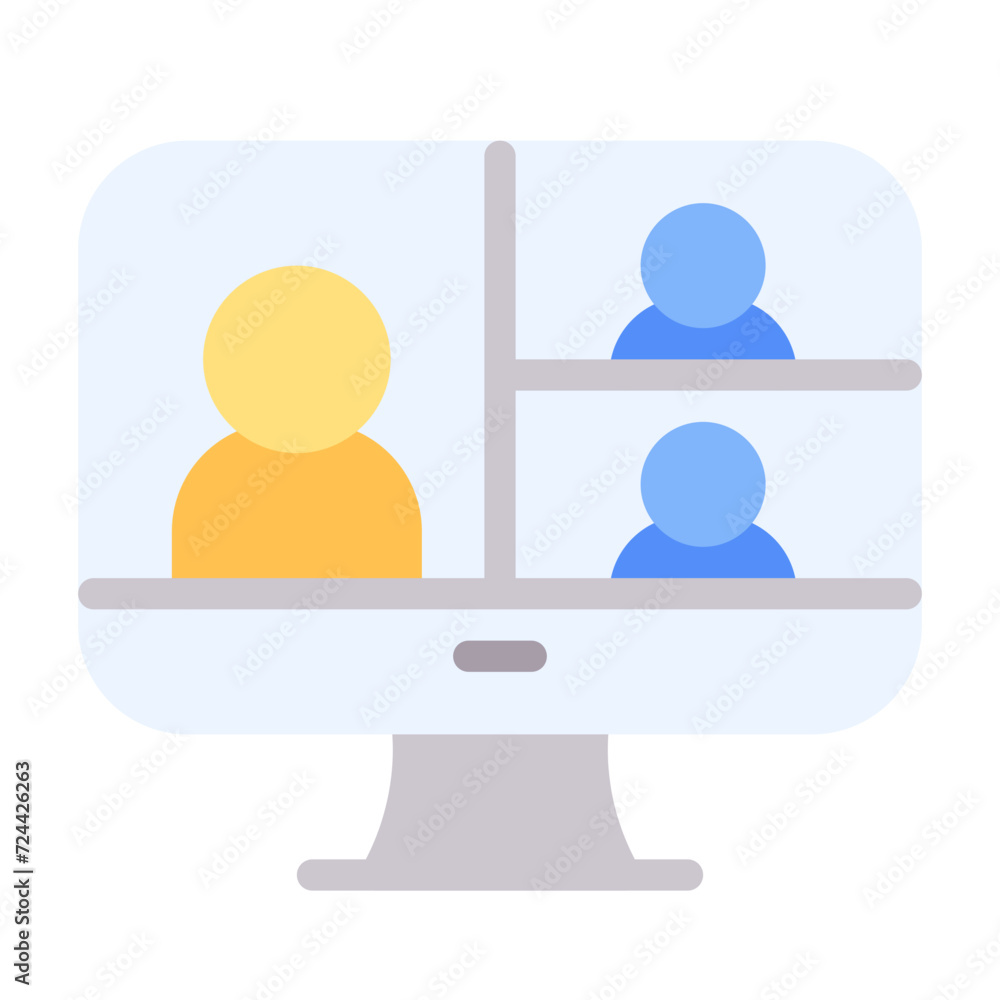 Online Class Flat Style Online Class Flat Style