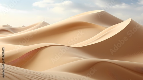 Desert sand dune texture with wind-swept patterns