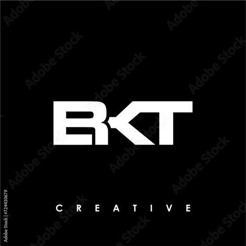 BKT Letter Initial Logo Design Template Vector Illustration photo