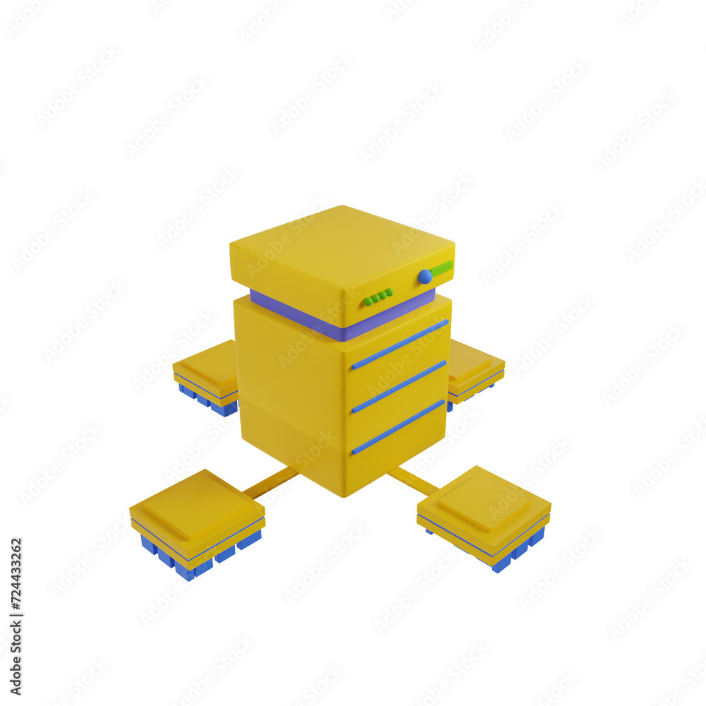 Cloud computing 3d icon render Cloud computing 3d icon render