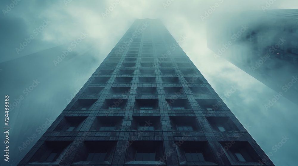 Skyward Solitude: The Deserted Skyscraper Skyward Solitude: The Deserted Skyscraper
