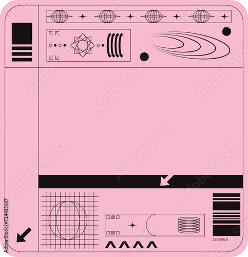 Pink Brutalist Sticker