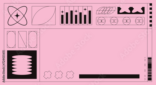 Pink Brutalist Sticker