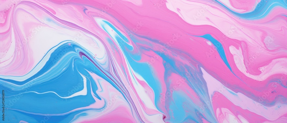 Elevate your space with this abstract marbling oil acrylic paint background illustration, perfect for wallpaper, Ai Generated.