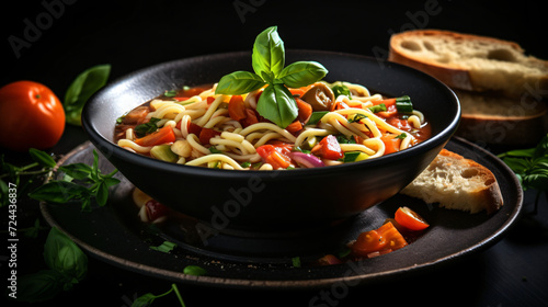 Italian pasta soup