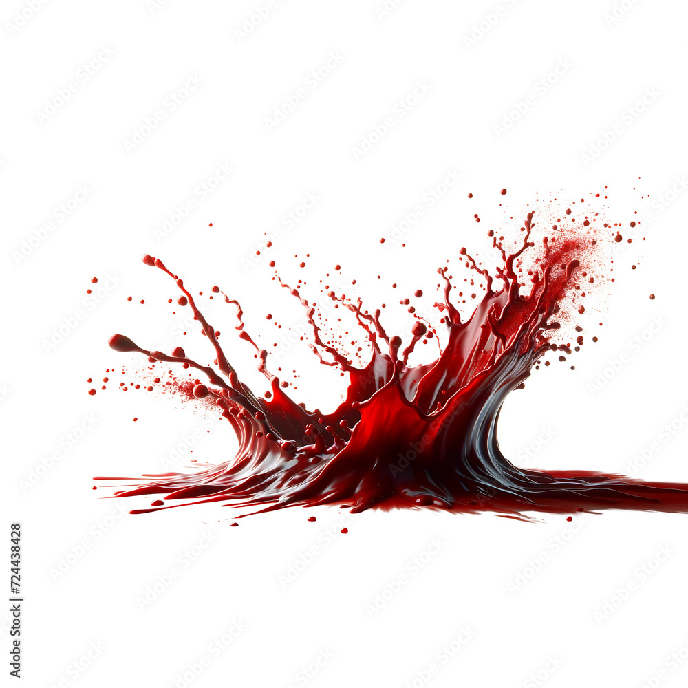 Blood Splashes with Droplets. PNG Transparent Background Blood Splashes with Droplets. PNG Transparent Background