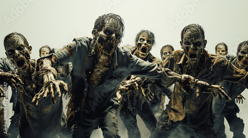Many scary zombies © Cedar