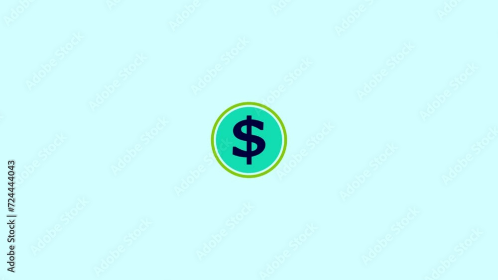 Neon Dollar Cents Sign and USD Coin. USA Payment system. Dollar sign abstract. Neon Dollar Cents Sign and USD Coin. USA Payment system. Dollar sign abstract.